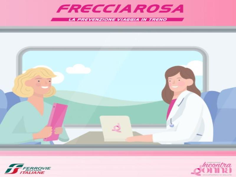 Tumori, la prevenzione viaggia in treno. Al via Frecciarosa 2023
